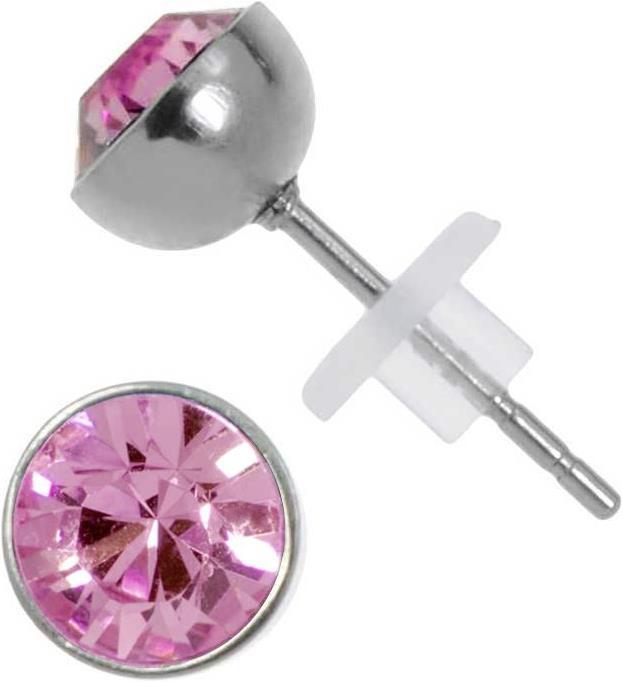 Bijouteria Ohrstecker (Kristall, PVC, Edelstahl)