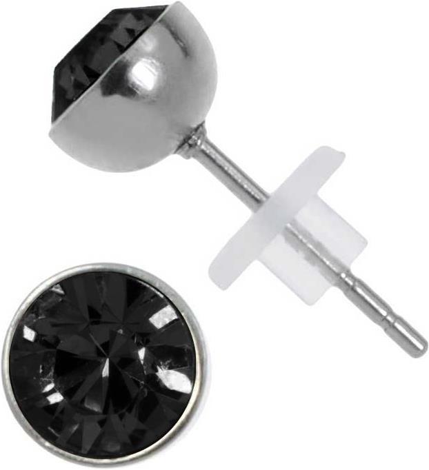 Bijouteria Ohrstecker (Edelstahl, Kristall, PVC)