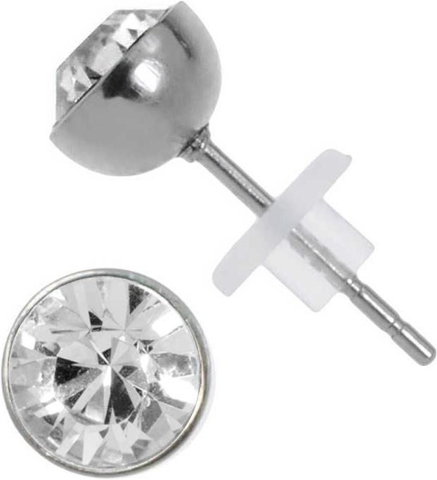 Bijouteria Ohrstecker (Edelstahl, Kristall, PVC)