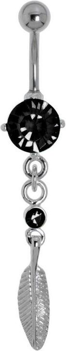 Actual product image Bijouteria Bellypiercing (Stainless steel, Brass, Crystal)