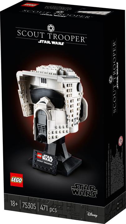 Actual product image LEGO Scout Trooper Helmet (75305, LEGO Star Wars)