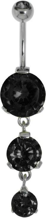 Actual product image Bijouteria Bellypiercing (Stainless steel, Brass, Crystal)