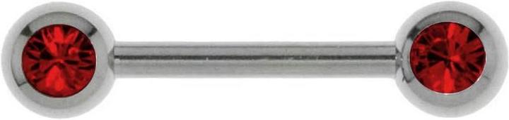 Actual product image Bijouteria Nipple piercing (Stainless steel, Crystal)