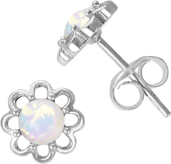 Produktbild Bijouteria Ohrstecker (Silber 925, Synthetischer Opal)