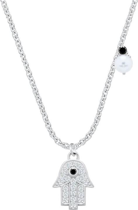 Candy Halskette Hamsa, 925 Sterling Silber (925er Sterlingsilber, 925 Sterling Silber, 42 - 45 cm)