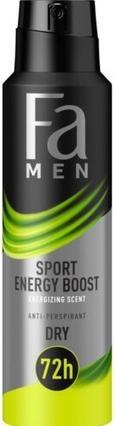 Actual product image Fa Men Sport Energy Boost Antiperspirant Antiperspirant In Spray For Men Energising (Spray, 150 ml)