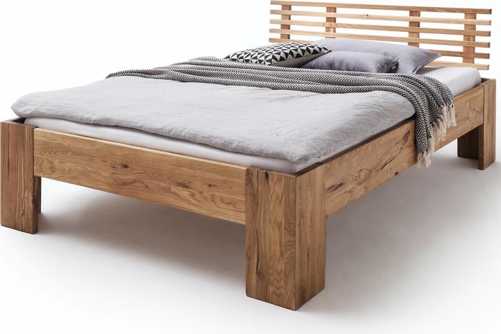 Actual product image zz_ArchivedByPCD_Mutoni wood Wooden bed Canada I solid wild oak (160 x 200 cm)