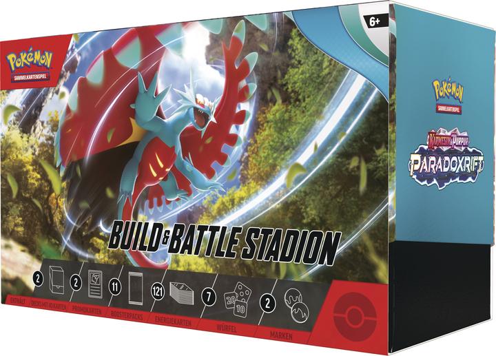 Produktbild Pokémon KP04 Karmesin&Purpur Miraidon EX Build & Battle Stadion *Deutsche Version* (Deutsch, Build & Battle Box)