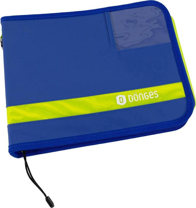 Immagine prodotto Dönges Diario A5 orizzontale con blocco, blu/giallo (A5, 1 x)