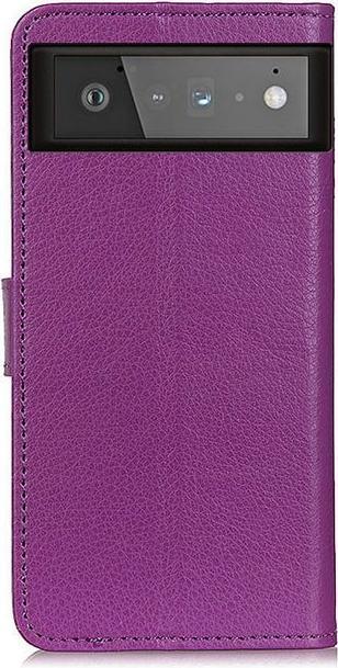 Actual product image MU Classic Litchi Leather Bookcover Series (Google Pixel 6)