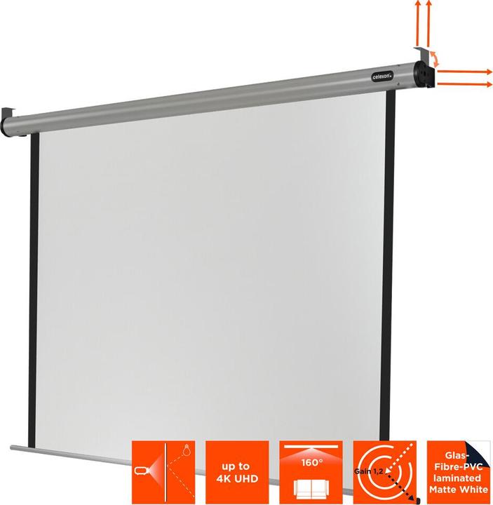 Produktbild Celexon Motor, Home Cinema, Leinwand, 1:1 (100.39", 1:1)