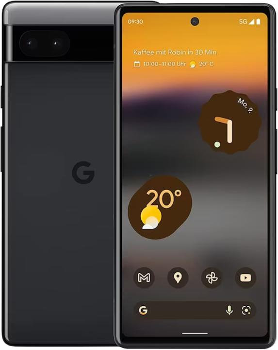 Google Pixel 6a (128 GB, Charcoal, 6.10", SIM + eSIM, 12.20 Mpx, 5G)