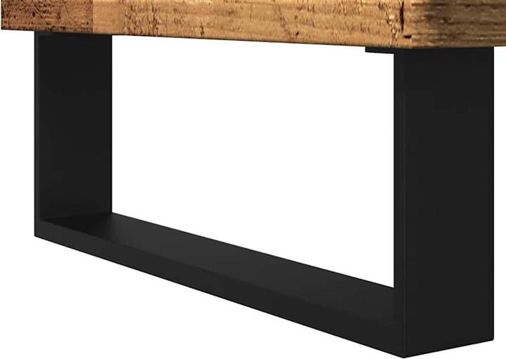 Produktbild VidaXL Waschbeckenunterschrank Unterschrank Badschrank Badmöbel Altholz-Optik (65 x 33 x 60 cm)