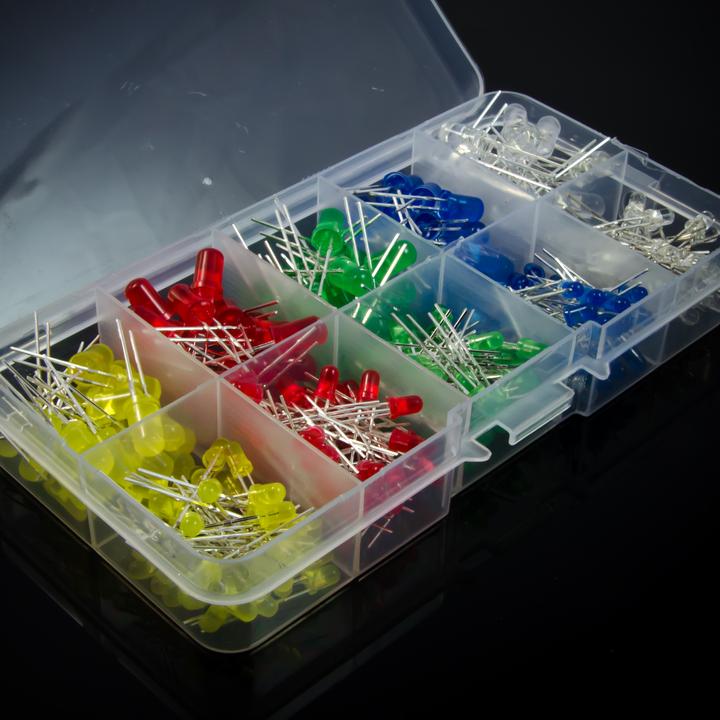 Actual product image Purecrea LED set 300 pieces assorted 3mm / 5mm