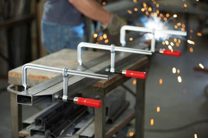 Immagine prodotto Bessey Morsetto a vite interamente in acciaio classificabile (120 mm)