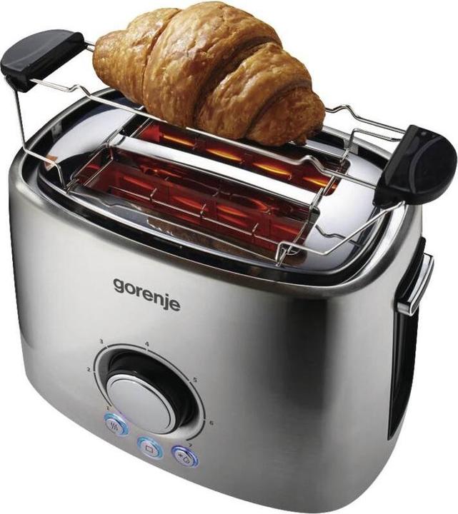 Actual product image Gorenje T1000E Toaster, Power 1000 W, Stainless Steel
