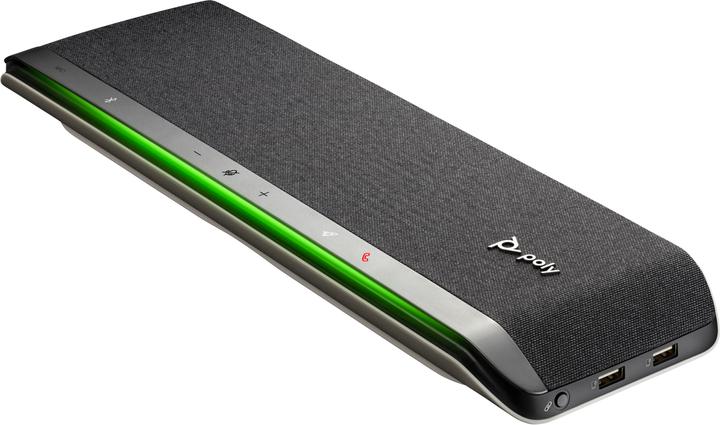 Immagine prodotto Poly HP Haut-parleur intelligent Sync 60 USB-A/USB-C, Téléphone mobile / PC, Noir, Argent, 30 m, 55