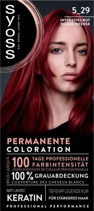 Actual product image Syoss Coloration (5 29 Intense red)