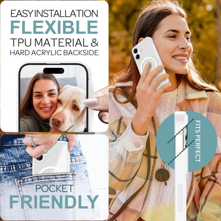 Image du produit Nalia Étui hybride mat avec fonction MagSafe (Apple iPhone 16)