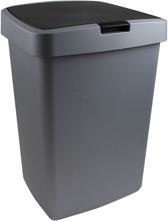 Actual product image Sunware Delta hinged lid bucket 50L metal/black (50 l)
