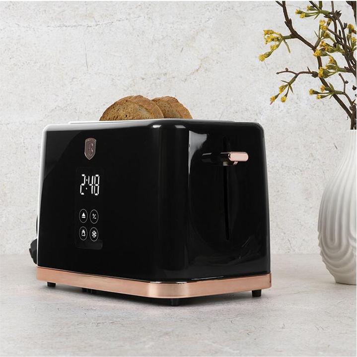 Produktbild BerlingerHaus Haus Wasserkocher & Toaster mit Digitalanzeige Black Rose Collection (1.70 l)