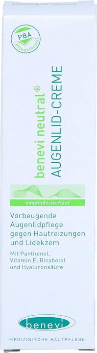 Produktbild Benevi NEUTRAL Augenlid-Creme, 15 ml Creme (15 ml)