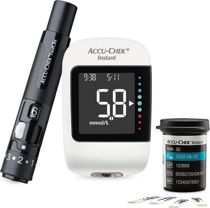 Immagine prodotto Accu-Chek Set mmol/L incl. 1x 10 prove (Glucometro)