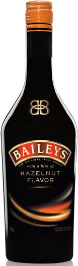 Actual product image Bailey's with a Hint of Hazelnut Flavour Liqueur (1 x 70 cl)