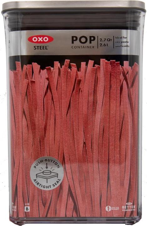 Actual product image OXO STEEL POP storage jar (2.60 l)