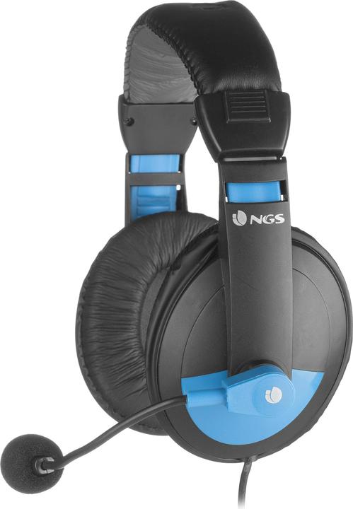 Produktbild NGS MSX9 Pro Kopfhörer Verkabelt Kopfband Calls/Music Schwarz (ANC, Kabelgebunden)