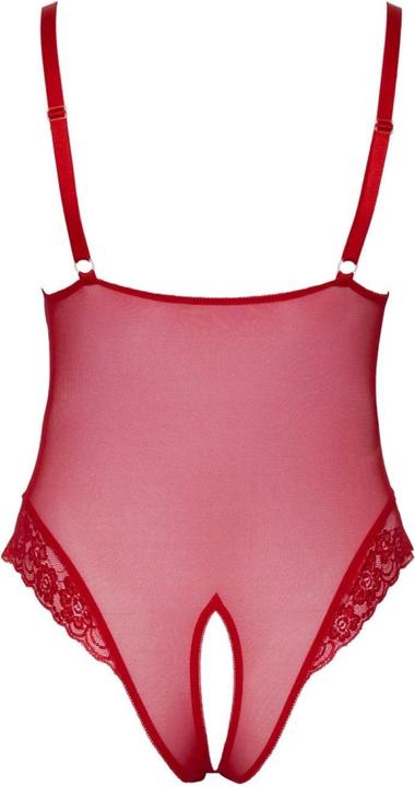 Actual product image Cottelli Collection Crotchless Body red 2XL (XXL)