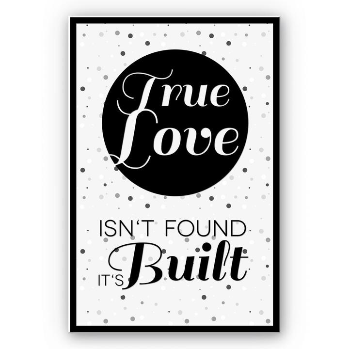 Actual product image Trenddeko True Love (70 x 100 cm)