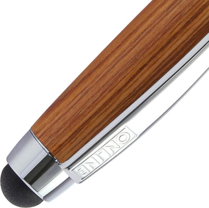 Actual product image Online MINI WOOD STYLUS twist ballpoint pen
