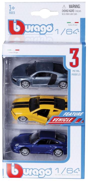 Produktbild Burago 3 STÜCK FAHRZEUG STRASSE 1/64EME