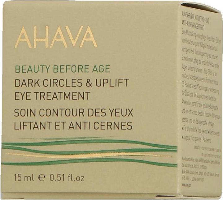 Actual product image Ahava Dark Circles und Uplift Eye Treatment (Crème, 15 ml, Day + Night)