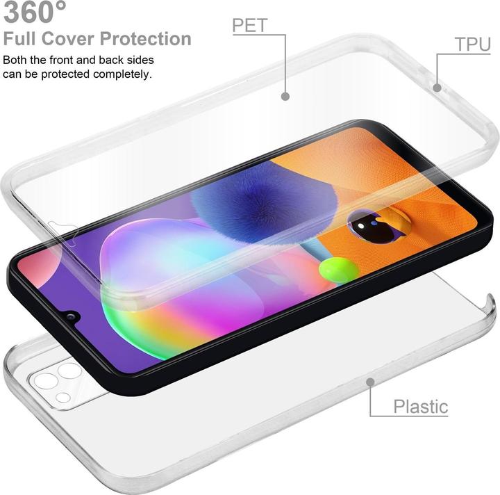 Actual product image Cadorabo TPU 360 Degree Case Cover (Samsung Galaxy A31)