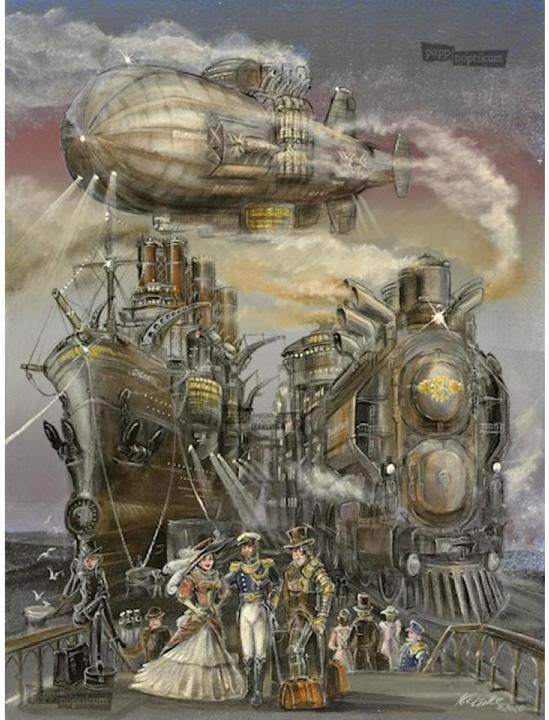 Produktbild Pappnoptikum 2017 - Das grosse Dampfrennen - Steampunk (Mini-Adventskalender)