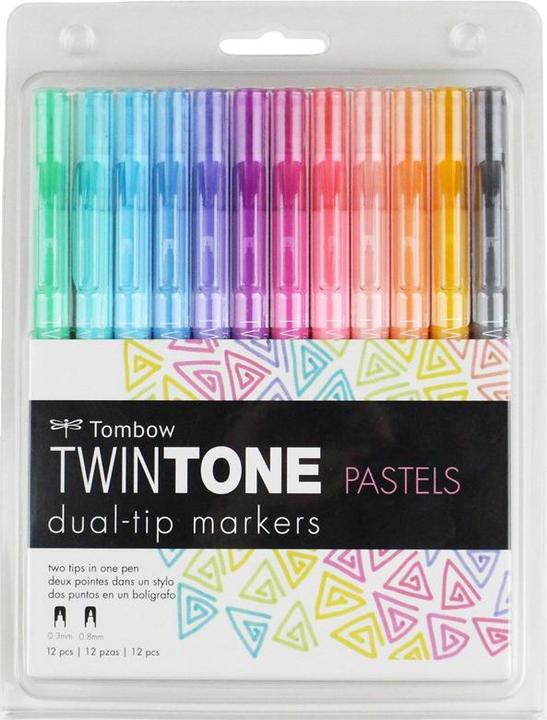 Actual product image Tombow TwinTone (Multicoloured, 12 x)