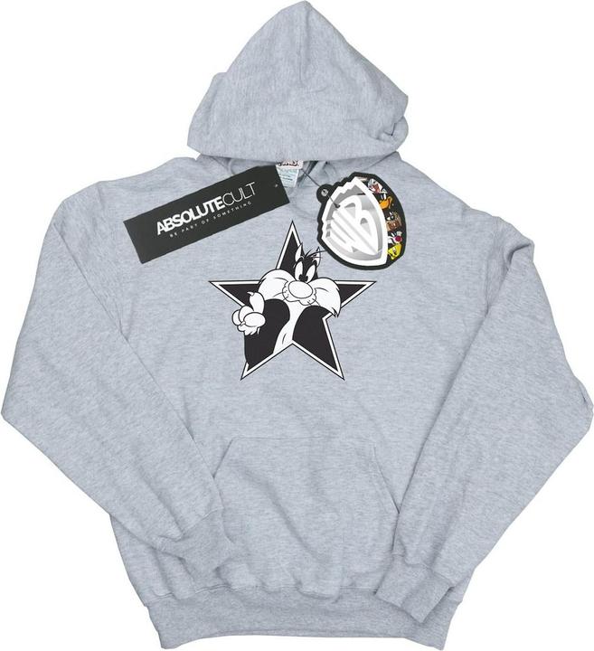 Image du produit Looney Tunes - Sweat à capuche SYLVESTER MONO STAR - Homme (S)