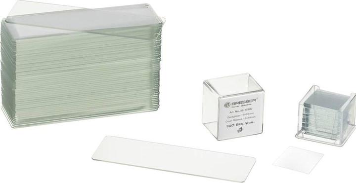 Actual product image Bresser Optics set 50/100 5916000 Microscope slides Suitable for brand (microscopes)