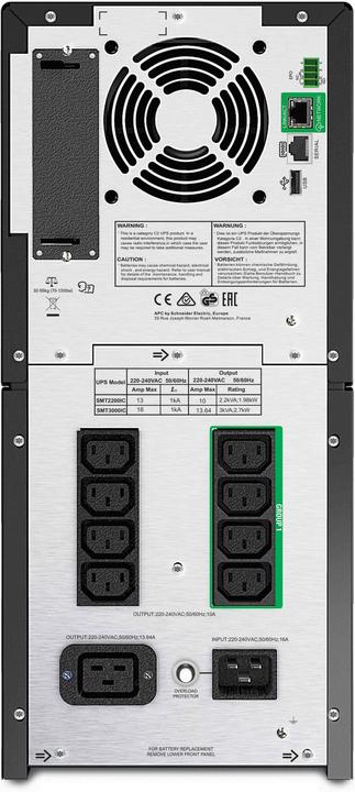 Image du produit APC SMT 3000 (3000 VA, 2700 W, Line-interactive Onduleur)