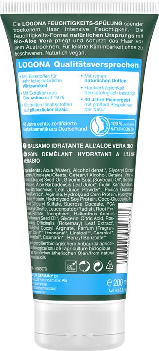 Actual product image Logona Conditioner Aloe Vera moisturizing (200 ml)
