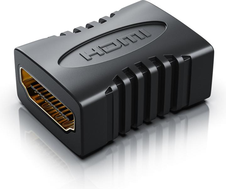 Actual product image CSL HDMI adapter, Full HD - extension - coupling, HDMI socket to HDMI socket (HDMI, 4.50 cm)