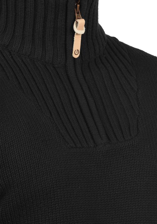 Actual product image Solid Petro Men's Jumper Chunky Knit Pullover Troyer With Zipper (M)