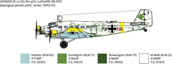 Actual product image 1:72 Ju-52/3m