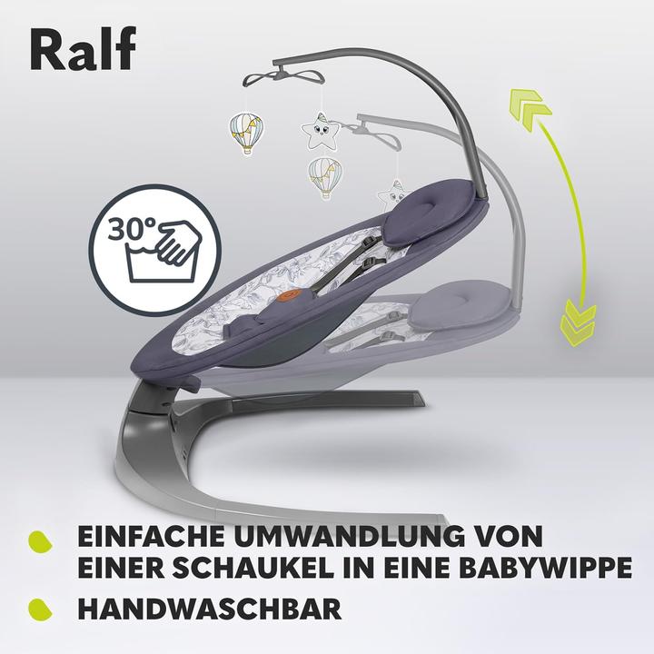 Immagine prodotto Lionelo 2-in-1 Babywippe und Liegestuhl - Ralf