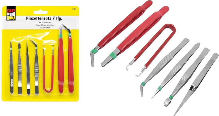 Actual product image Easy Work Set of tweezers