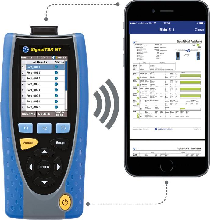 Actual product image Ideal SignalTEK NT Network TransmissionTester Touchscreen