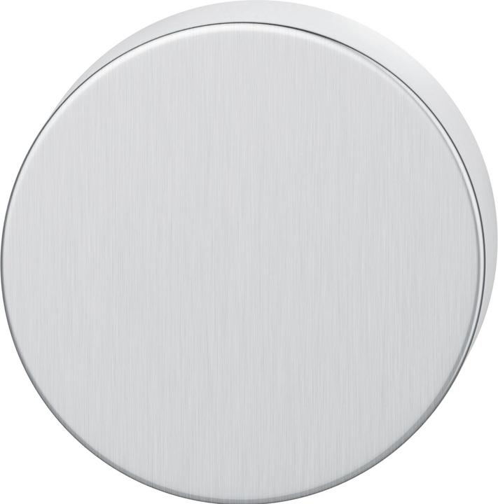 Actual product image FSB Blind rosette (cover) round, concealed screw-fixed Rosette matt stainless steel (Door set)