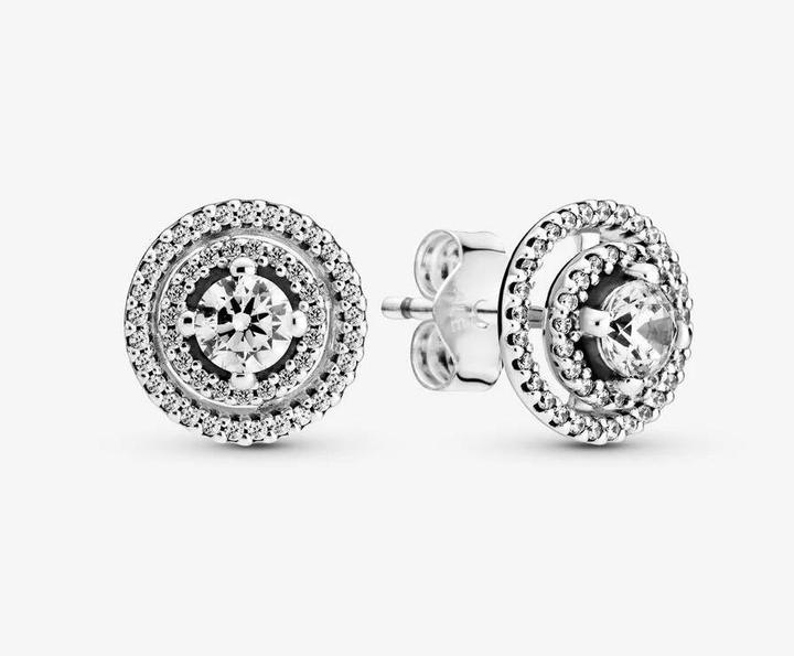Produktbild Pandora Sparkling Double Halo Ohrstecker (Sterling-Silber)